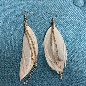 Feather earrings